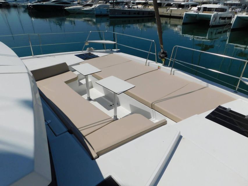 Malta: Catamaran Private Day Charter with Skipper - Food, drinks, and the onboard setup