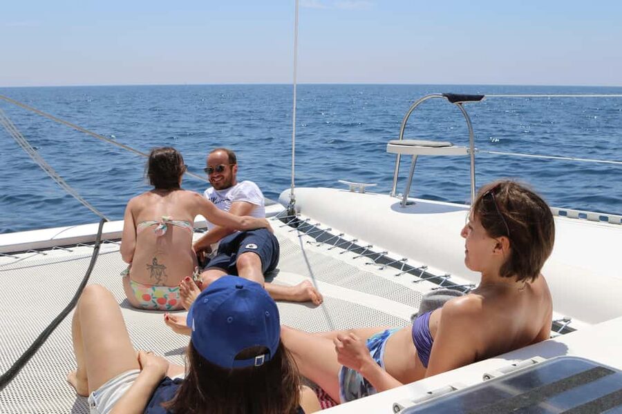 Marseille: Calanques Catamaran Cruise, Picnic, & Swimming - The Secret Stop and the Blue Cave