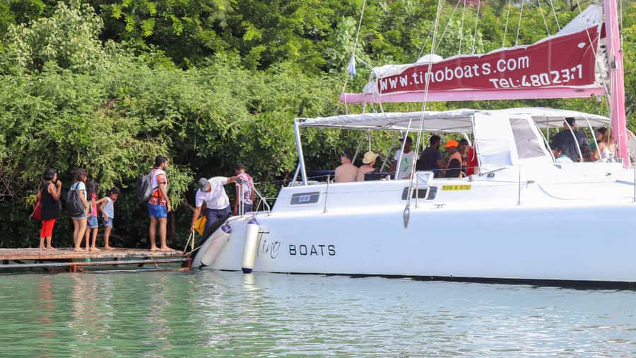 Mauritius: Catamaran Day Cruise to lle aux Cerfs with Lunch - Setting sail from Trou d’Eau Douce