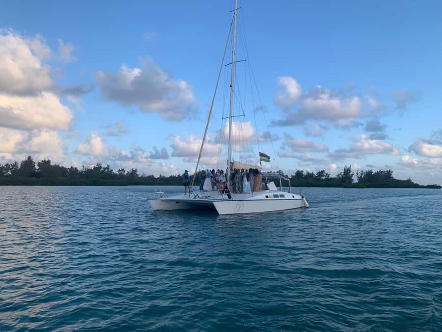 Mauritius: Ile Aux Cerfs catamaran cruise Lunch with BBQ - Boarding early at the fishing port