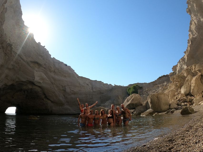 Milos: Full-Day Catamaran Cruise with Paddle Board - Food, Drinks, and What the $235 Covers