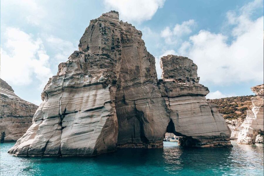 Milos: Full-Day Catamaran Cruise with Paddle Board - Wind Can Change the Entire Route