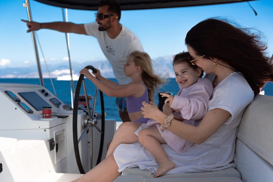 Milos: Full Day Luxury Catamaran with Full Meal & Open Bar - Polyegos and the Blue Lagoon