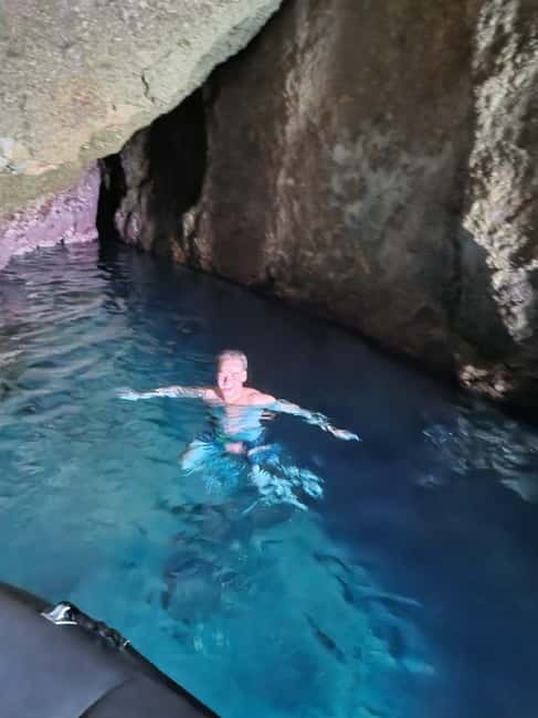 Milos: Half-day Kleftiko, Catamaran Trip | Lunch & OpenBar - Leaving Adamas for Milos’s western shore