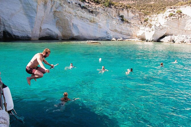 Milos Luxury Catamaran Cruise to Kleftiko Bay with Lunch - Comfort on Deck and Time to Slow Down