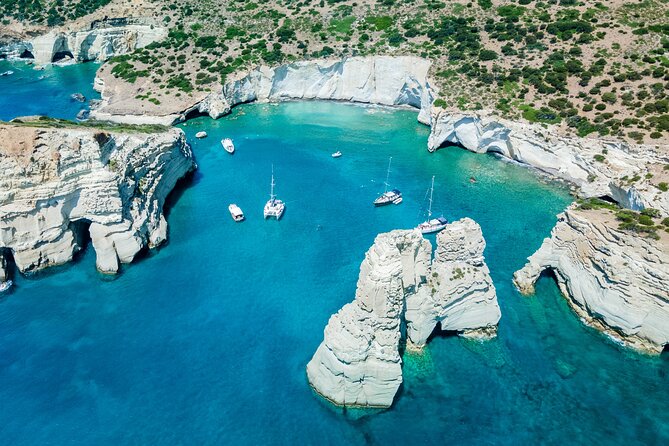 Milos & Poliegos Catamaran Cruise Homemade Full menu BBQ & Drinks - Key points to know before booking