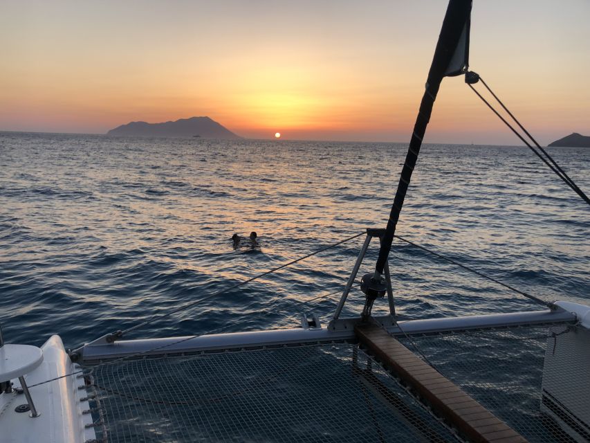 Milos: Sunset Catamaran Cruise with Kleftiko Visit - Key points to know before sailing