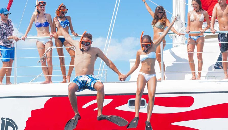 Montego Bay: Reggae Family Catamaran Cruise with Snorkeling - A lively three-hour view of Montego Bay