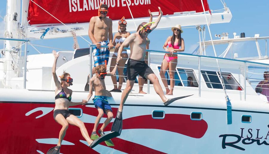 Montego Bay: Reggae Family Catamaran Cruise with Snorkeling - Sailing along Jamaica’s north coast