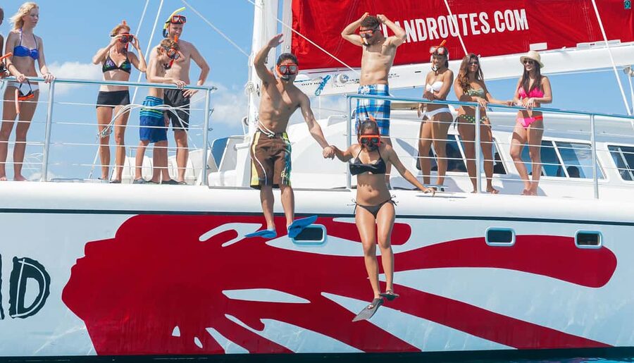 Montego Bay: Reggae Family Catamaran Cruise with Snorkeling - Margaritaville brings a second kind of water stop