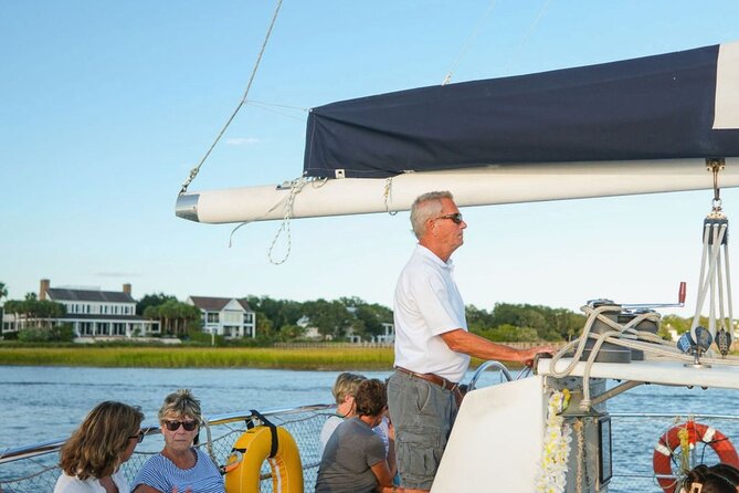 Morning Charleston Harbor Sail Lux Catamaran Shade and Seating - Planning around weather and cancellations