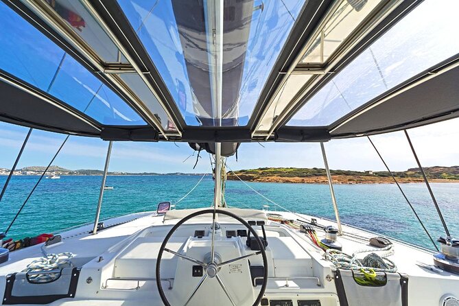 Mykonos Catamaran Premium Day-Sunset Tours 8-flavor Meal & Drinks - Rineia and the two quiet coves