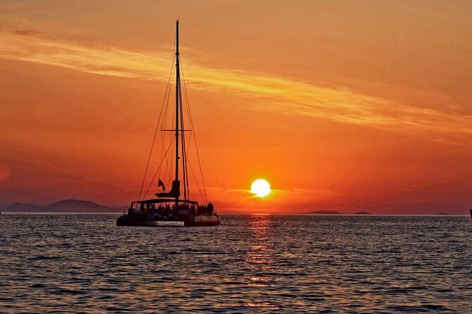Mykonos Catamaran Sunset Semi private Cruise with transfer - Why a Mykonos sunset cruise works so well