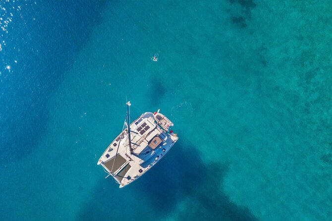 Mykonos: Private Catamaran Cruise—Hotel Pickup, BBQ & Drinks - Day Cruise or Sunset Cruise?