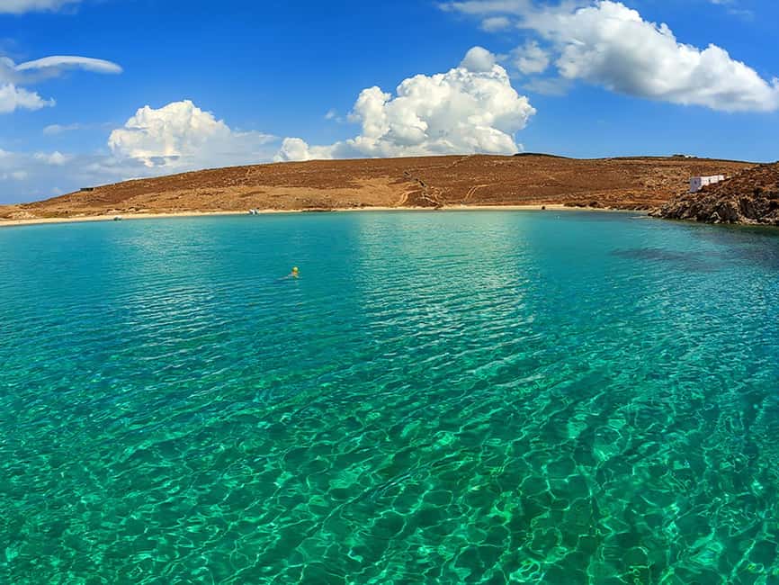 Mykonos: Rhenia Island Catamaran Cruise with Meal and Drinks - The return to Mykonos and the sunset choice