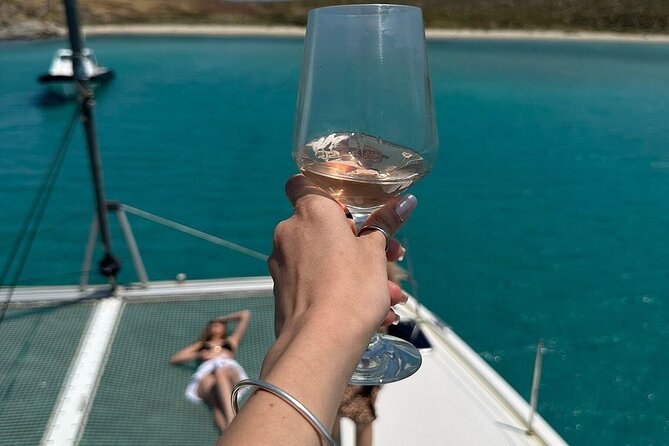 Mykonos Shared Catamaran Tour Experience - Food, Drinks, and the Crew