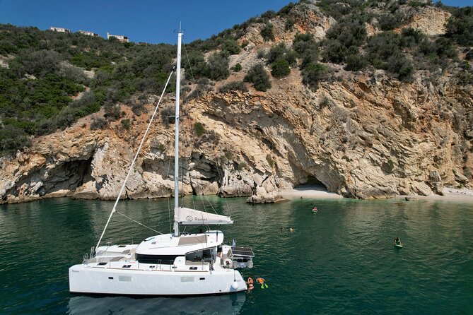 Nafplio Catamaran Full Day Sailing Private Cruise - First views: Bourtzi and Nafplio’s harbor