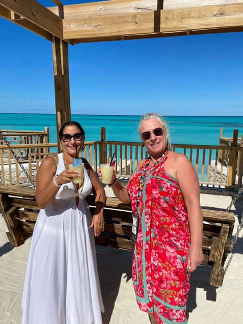 Nassau: Full-Day Party Catamaran with Private Beach & Lunch - Shore to Shore Beach Club on a private Rose Island cay