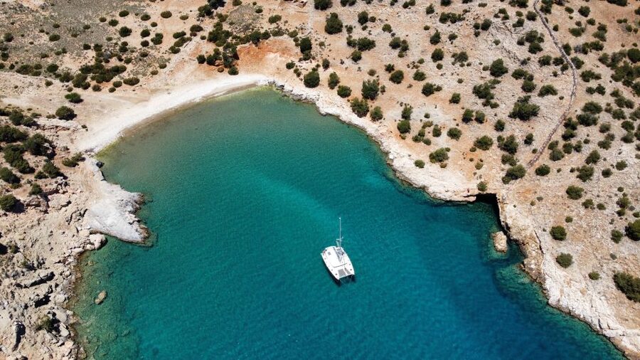 Naxos: Catamaran Cruise with Lunch & Drinks - A proper Greek lunch, not just boat snacks