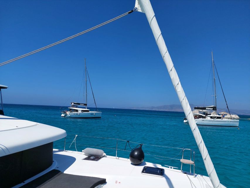 Naxos: Catamaran Cruise with Swim Stops, Food, and Drinks - Key points to know before you book