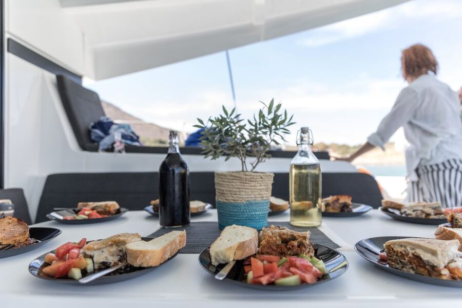 Naxos: Catamaran Cruise with Swim Stops, Food, and Drinks - Why the weather decides your route
