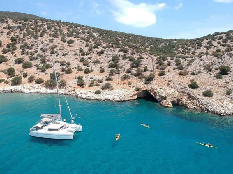 Naxos: Naxos Catamaran Sailing Cruise with Lunch and Drinks - The route changes with the wind