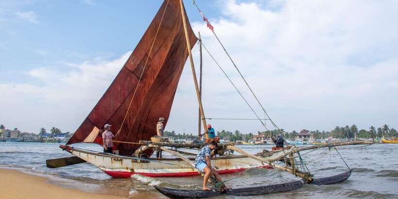 Negombo: Catamaran Sailing with Traditional Fishermen - From hotel pickup to Negombo Lagoon