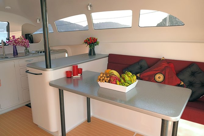 New Power catamaran for Phang Nga and Phi Phi island excursions - Racha Yai and Racha Noi are the snorkeling-focused choice