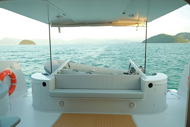 New Power catamaran for Phang Nga and Phi Phi island excursions - The crew and food add real value