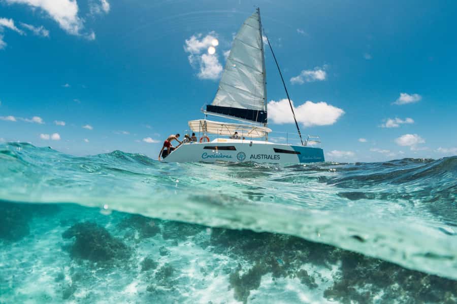 North East of Mauritius: Catamaran Cruise w/ BBQ Lunch - Swimming and snorkeling from 10:00 am to noon