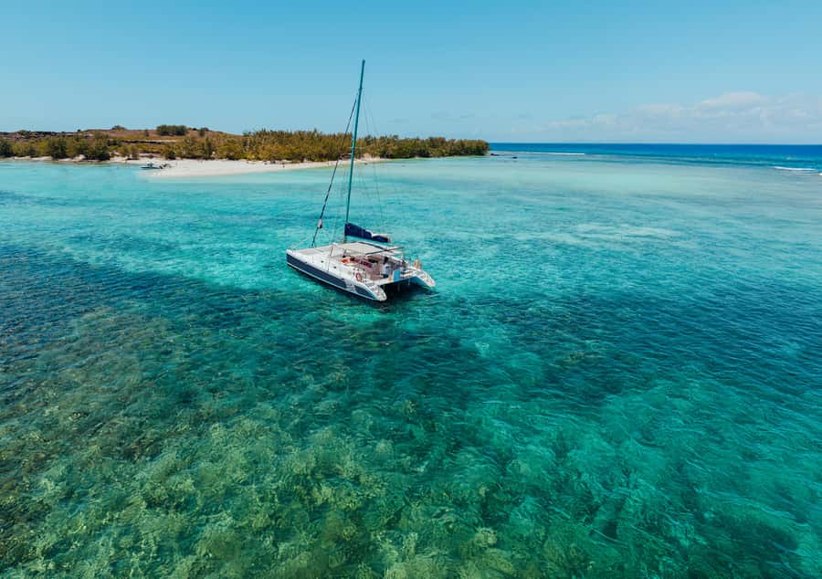 North of Mauritius: Catamaran Cruise w/ BBQ Lunch - Sailing past Coin de Mire and Gunner’s Quoin
