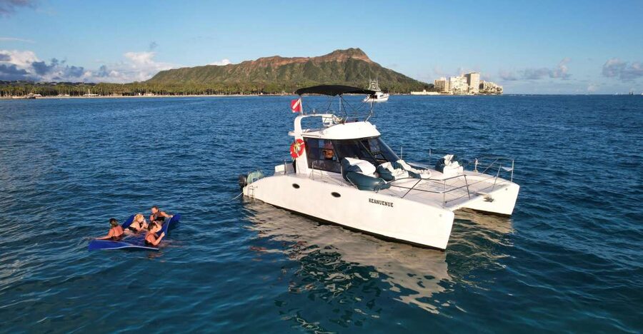 Oahu: Private Catamaran Sunset Cruise & Optional Snorkeling - The crew and the feel onboard