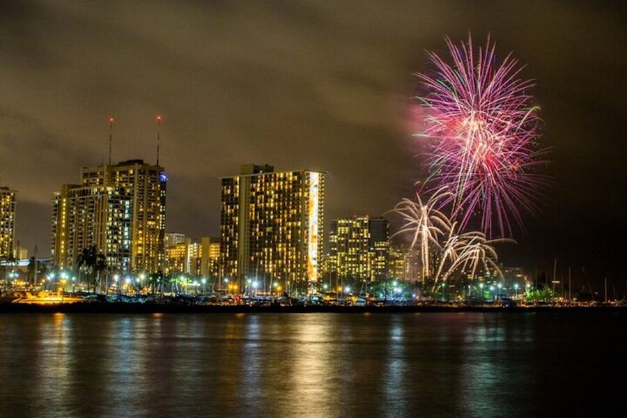 Oahu: Waikiki Friday Night Fireworks Catamaran (Wahine Koa) - Key points to know before you book