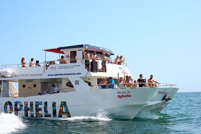 Ophelia Catamaran Cruises + Beach BBQ - From Portimão into the Algarve’s coastal scenery