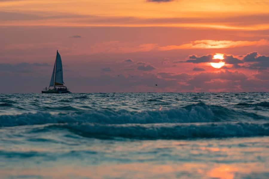 Panama City Beach: Sunset Sail on the Privateer Catamaran - The Two-Hour Route Toward Shell Island