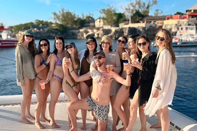 PARTY Catamaran Cruise with Snorkeling Rick's Cafe ADULTS ONLY - Snorkeling at Sandy Cove Reef