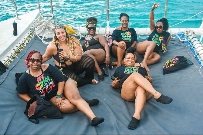 Party Catamaran Sunset Ricks Cafe Negril Open Bar and DJ - Snorkeling at the coral reef