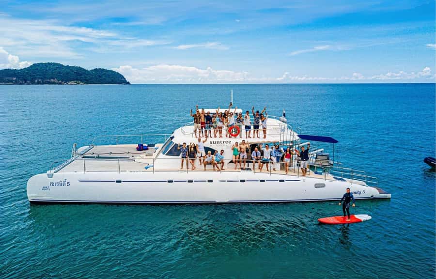 Pattaya: 3 Islands Day Tour on Catamaran with Buffet Lunch - Monkey Island is the lively final stop