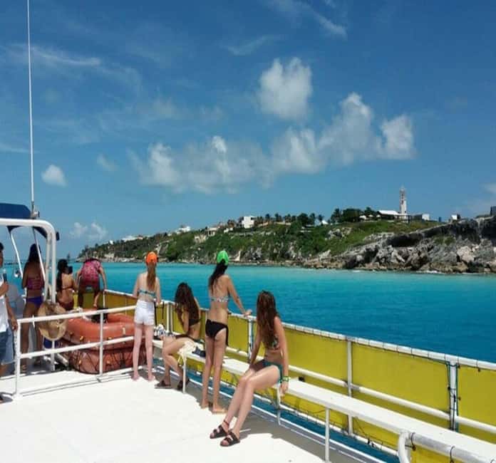 PDC: Isla Mujeres Catamaran Tour with Snorkeling - A festive catamaran day from the Riviera Maya