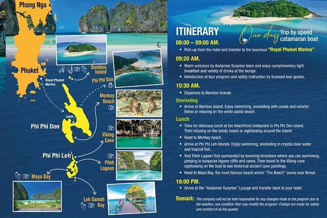 Phi Phi & Bamboo Islands Escape by Luxury Catamaran - Bamboo Island: two hours on white sand