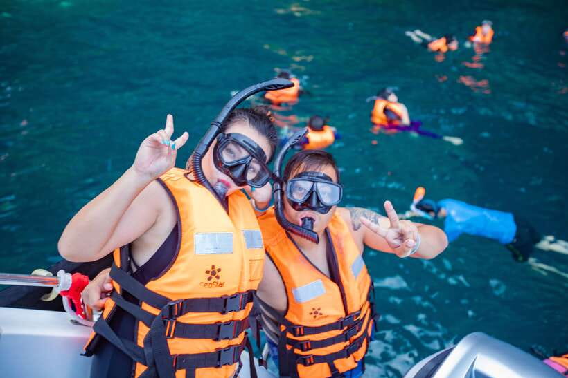 Phi Phi Highlight: Full-Day Island by Speedboat or Catamaran - Ko Phi Phi Don brings the main water time