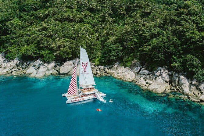Phuket: Aeolos Catamaran Tour to Coral & Racha Islands + Lunch - Buffet lunch with a view of the sea