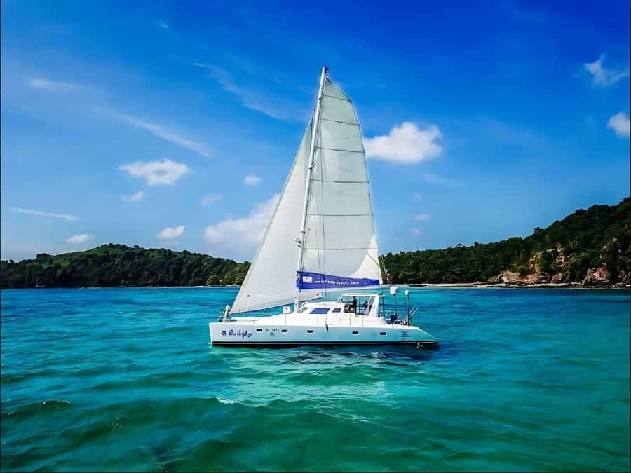 Phuket: Coral and Racha Islands Catamaran Cruise with Lunch - From Phuket hotels to Chalong Pier