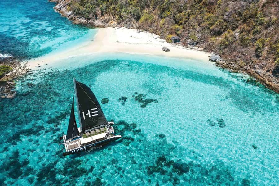 Phuket: Coral and Racha Islands Hype Luxury Catamaran - The buffet and drinks onboard