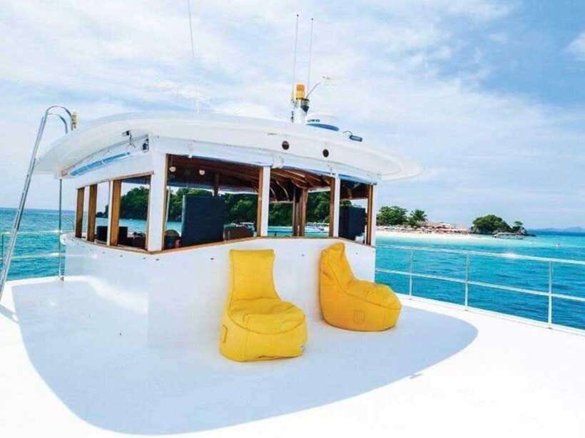 Phuket: Coral Island Snorkeling and Sunset Catamaran Cruise - Dinner, fishing, and sunset near Promthep Cape