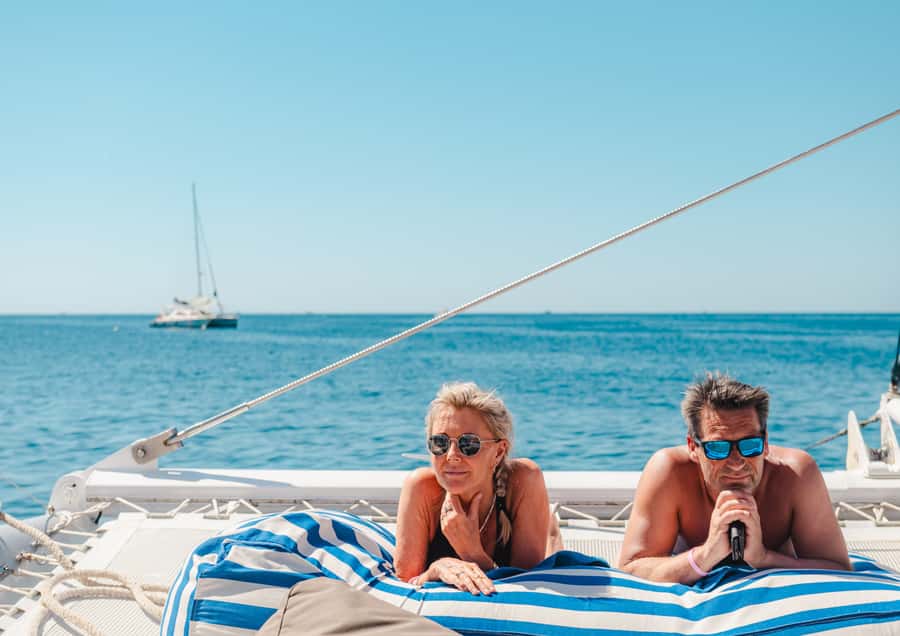 Phuket: Coral, Racha, Promthep Island Catamaran Trip & Lunch - Maiton Island adds a quieter change of pace