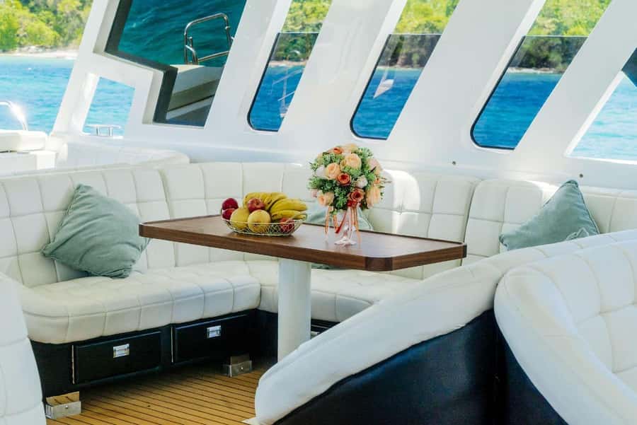 Phuket: Phi Phi & Maithon Island Day Trip by Power Catamaran - A fast start from Phuket to Visit Panwa Pier
