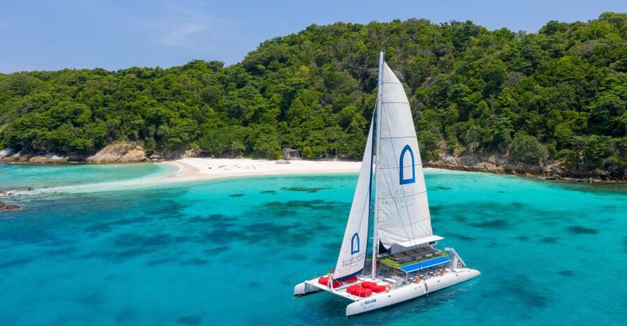 Phuket: Racha and Coral Island Catamaran Tour with Lunch - Time on the catamaran is part of the value
