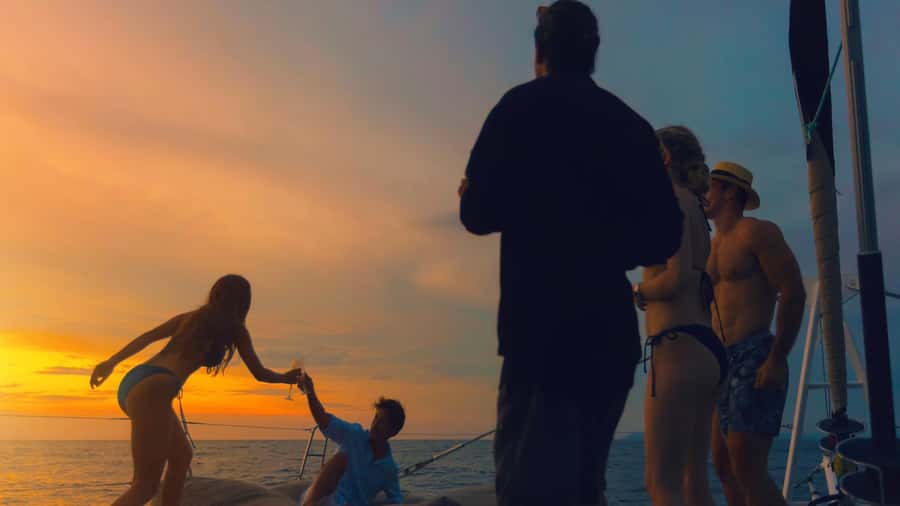 Phuket: Racha and Coral Island Sunset Catamaran Party Tour - Buffet lunch and the practical food question