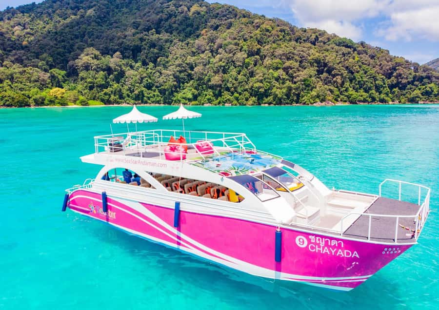 Phuket: Similan Island Day Trip by Speed Boat Catamaran - From Phuket hotel pickup to the private pier